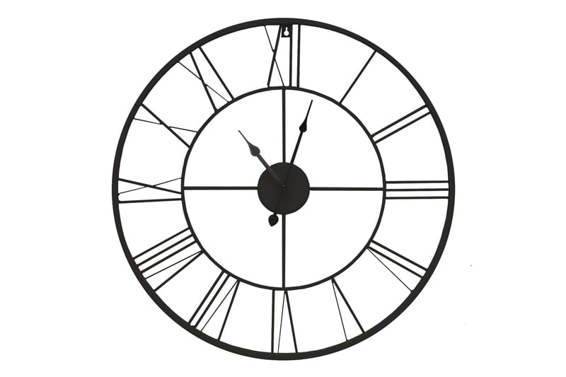 Black Klokke - 60x60 cm - Innredning - Veggdekorasjon - Veggklokke
