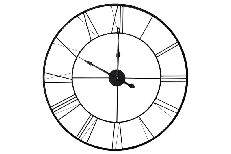 Black Klokke - 80x80 cm - Innredning - Veggdekorasjon - Veggklokke