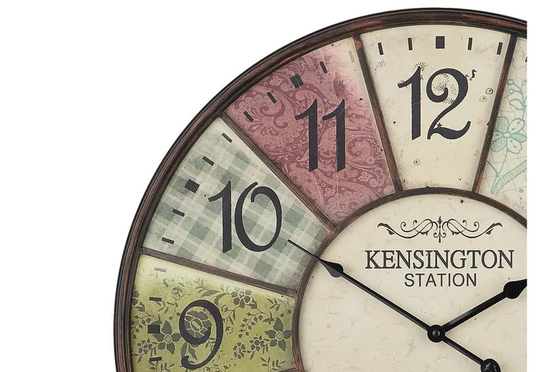 Boswil Veggklokke 59 cm - Flerfarget - Innredning - Veggdekorasjon - Veggklokke