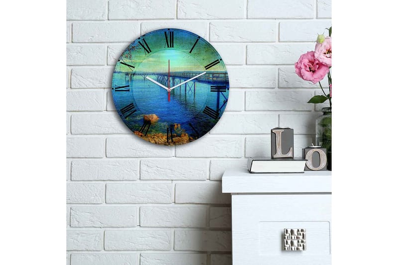 Decorative MDF Clock 30x - Innredning - Veggdekorasjon - Veggklokke