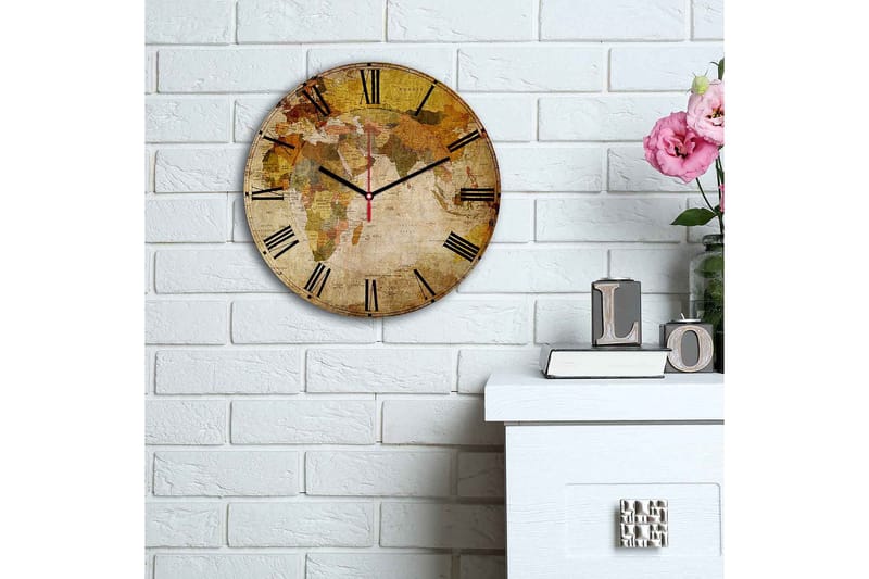 Decorative MDF Clock 30x - Innredning - Veggdekorasjon - Veggklokke
