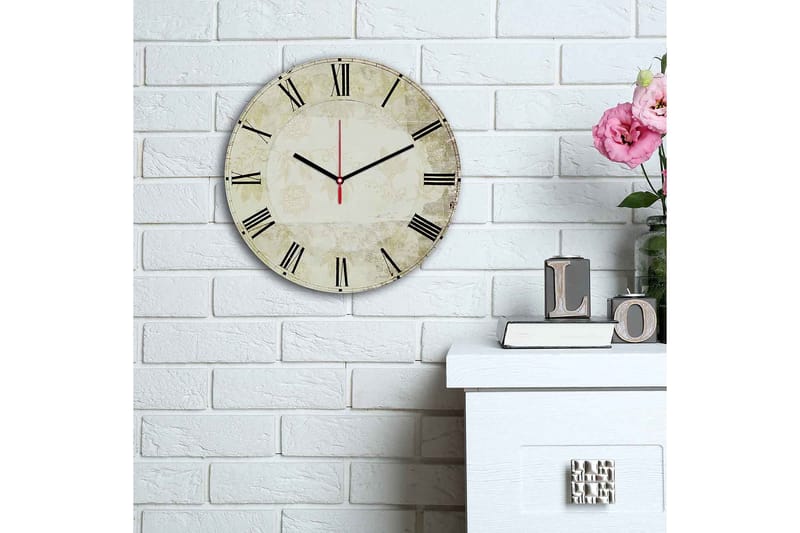 Decorative MDF Clock 30x - Innredning - Veggdekorasjon - Veggklokke