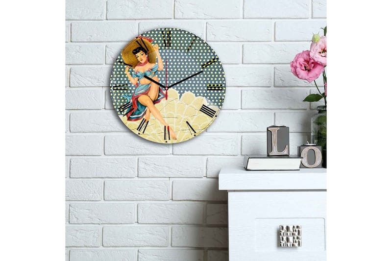 Decorative MDF Clock 30x - Innredning - Veggdekorasjon - Veggklokke