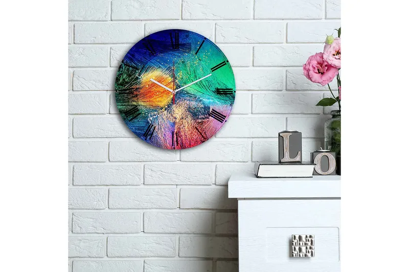 Decorative MDF Clock 30x - Innredning - Veggdekorasjon - Veggklokke