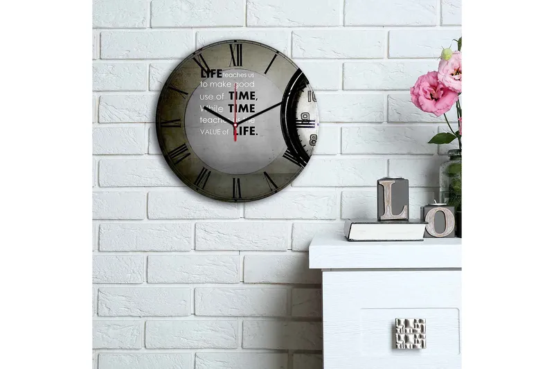Decorative MDF Clock 30x - Innredning - Veggdekorasjon - Veggklokke