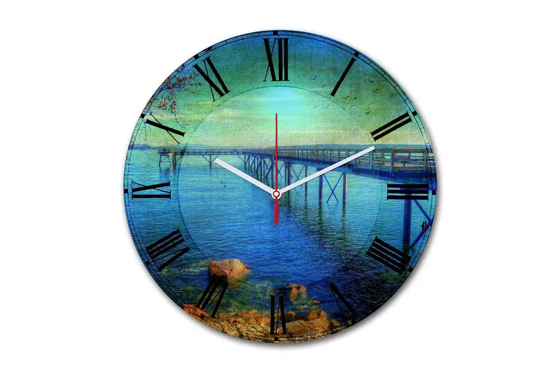 Decorative MDF Clock 30x - Innredning - Veggdekorasjon - Veggklokke