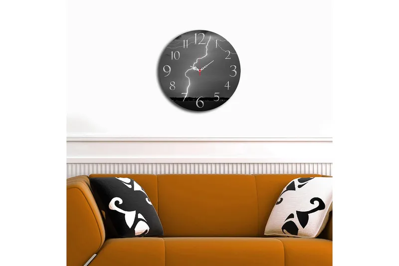 Decorative MDF Clock 40x - Innredning - Veggdekorasjon - Veggklokke