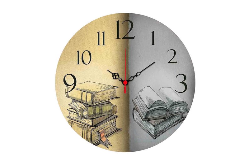Decorative MDF Clock 40x - Innredning - Veggdekorasjon - Veggklokke