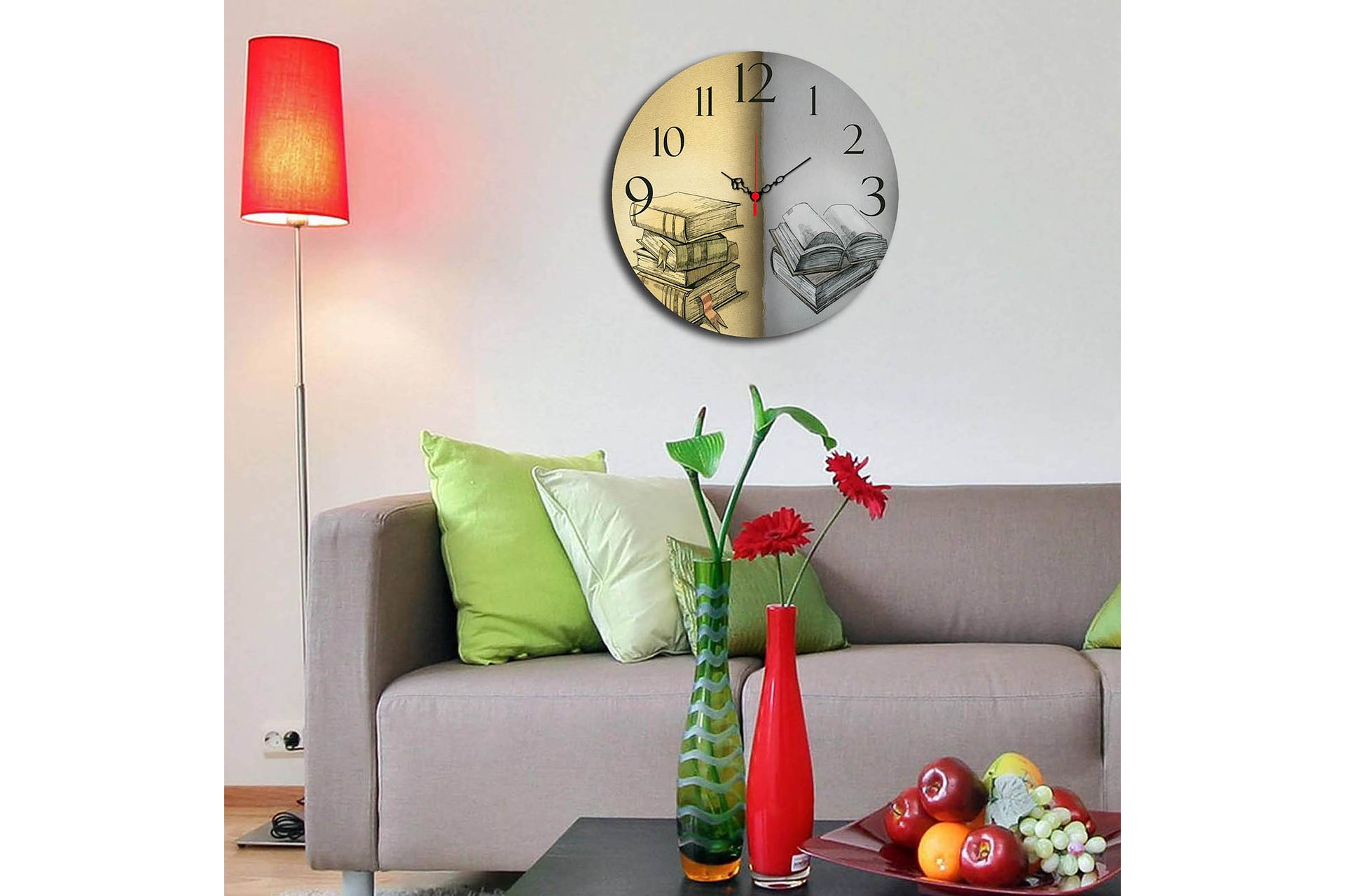 Decorative MDF Clock 40x - Innredning - Veggdekorasjon - Veggklokke
