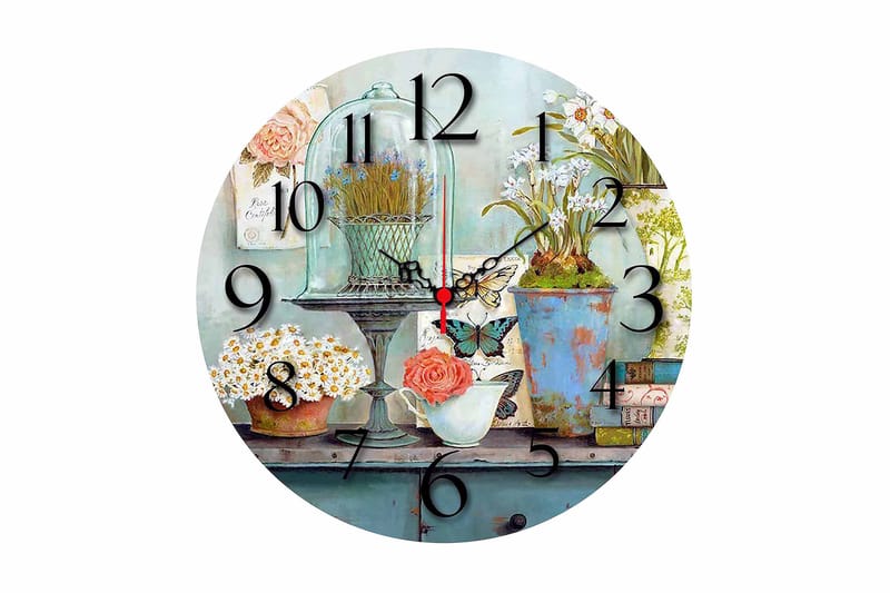 Decorative MDF Clock 40x - Innredning - Veggdekorasjon - Veggklokke