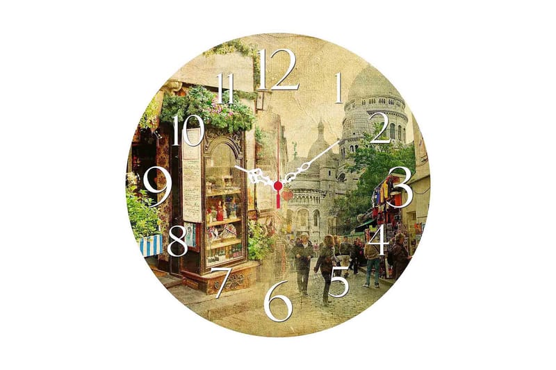 Decorative MDF Clock 40x - Veggklokke