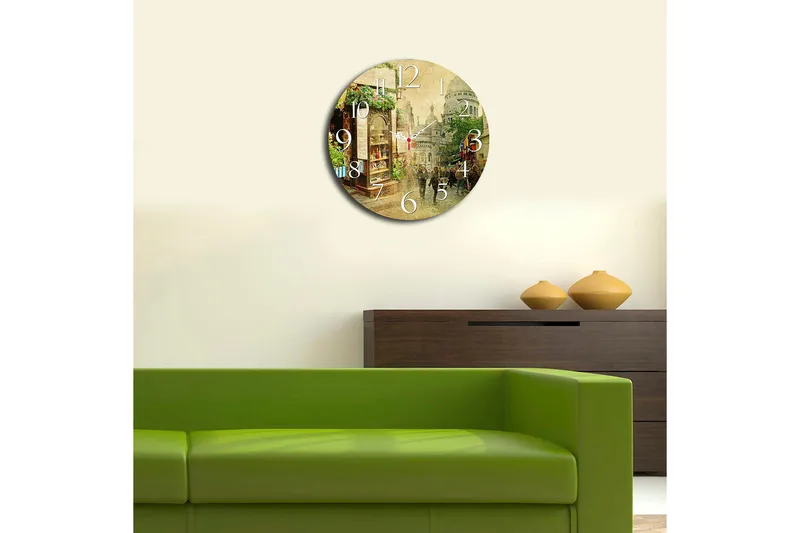 Decorative MDF Clock 40x - Innredning - Veggdekorasjon - Veggklokke