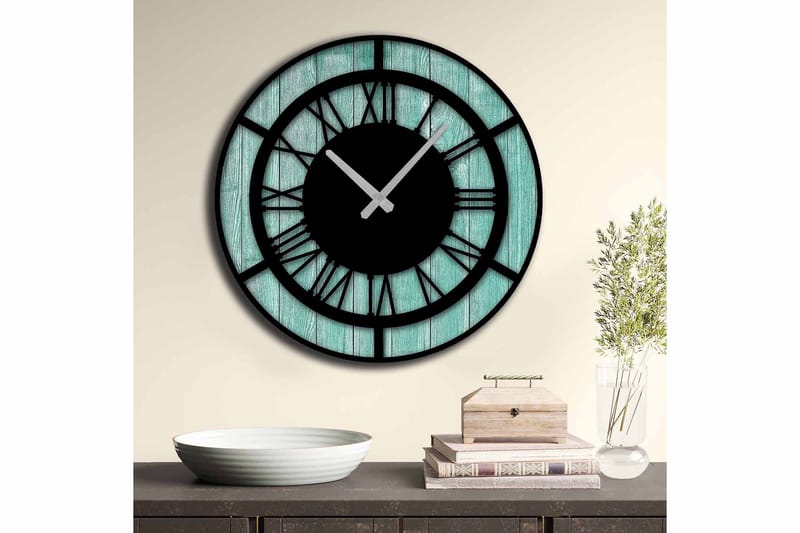 Decorative MDF Clock 50x - Innredning - Veggdekorasjon - Veggklokke