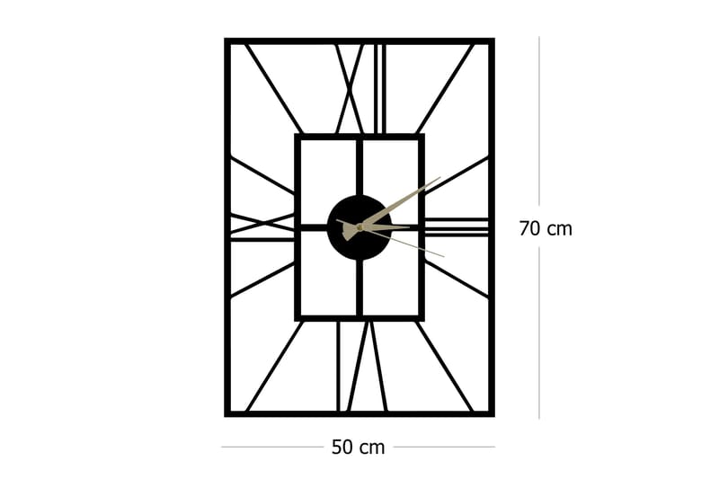 Decorative Metal Wall Clock - Innredning - Veggdekorasjon - Veggklokke