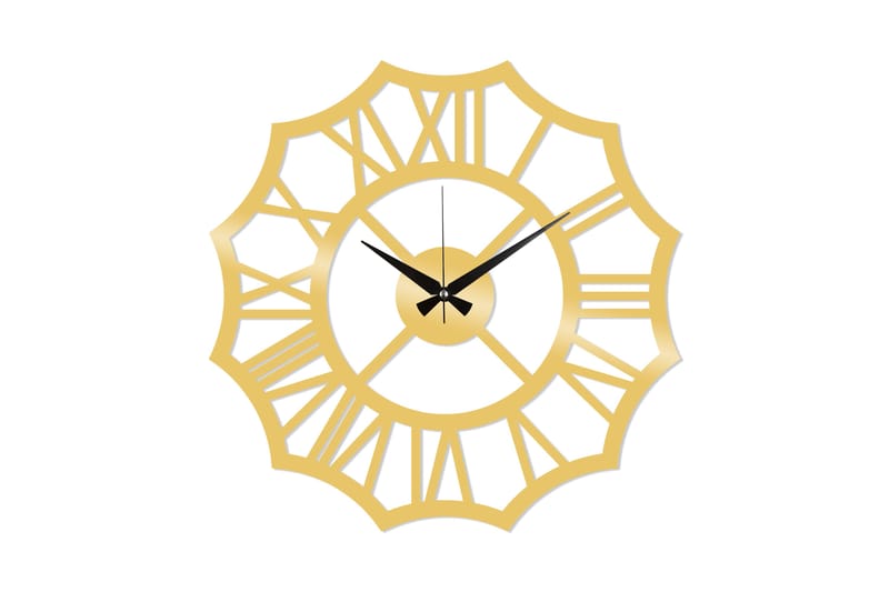 Dekorasjon Veggklokke - Gull - Innredning - Veggdekorasjon - Veggklokke