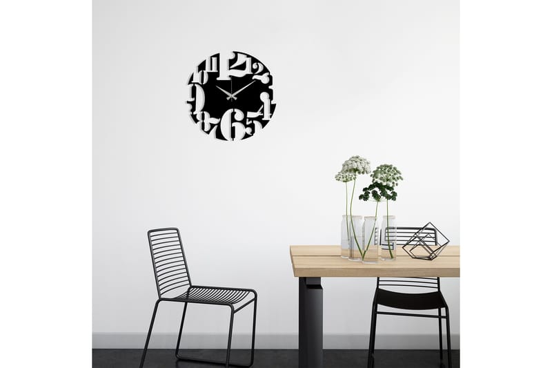 Dekorasjon Veggklokke - Svart - Innredning - Veggdekorasjon - Veggklokke