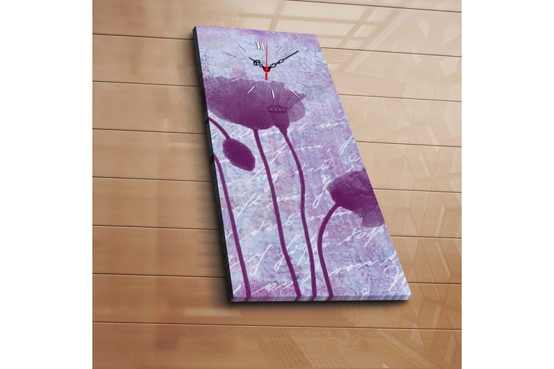 Dekorativ Canvasbilde med Klokke, Flerfarget