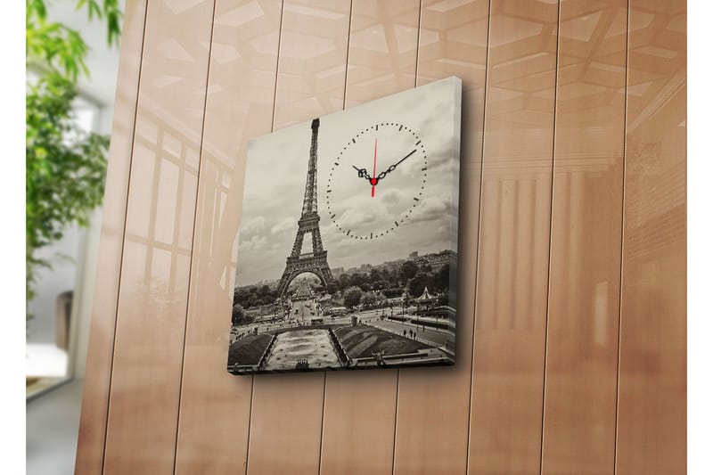 Dekorativ Canvasbilde med Klokke, Flerfarget