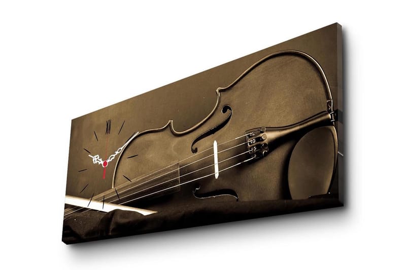 Dekorativ Canvasbilde med Klokke, Flerfarget