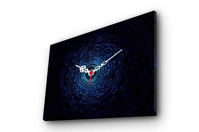 Dekorativ Canvasbilde med Klokke, Flerfarget