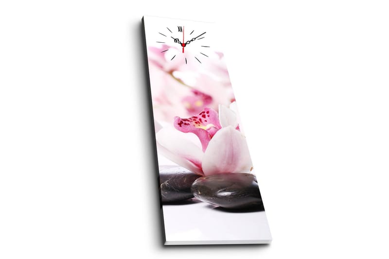 Dekorativ Canvasbilde med Klokke - Flerfarget - Innredning - Veggdekorasjon - Veggklokke