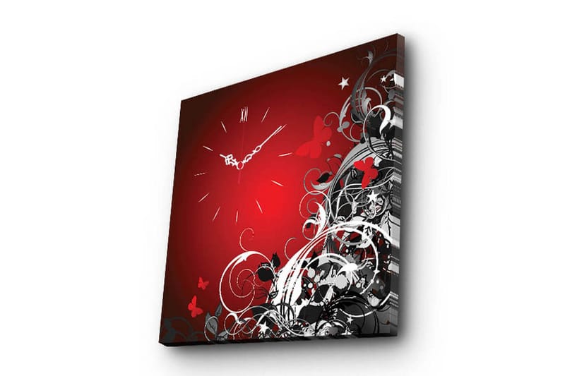 Dekorativ Canvasbilde med Klokke, Flerfarget