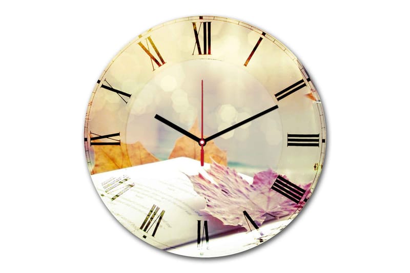 Dekorativ MDF-Klokke, Flerfarget