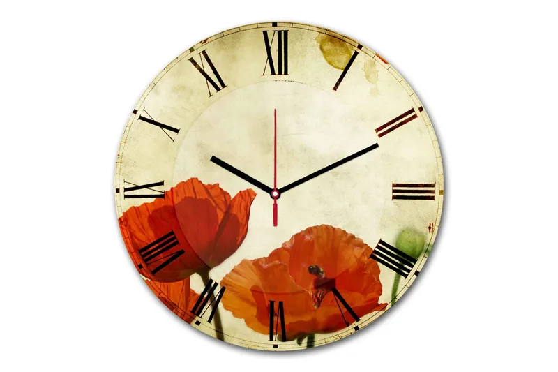 Dekorativ MDF-Klokke, Flerfarget