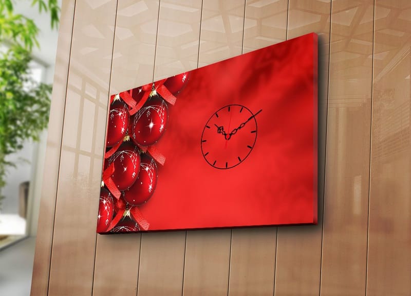 Dekorativ Veggklokke 45x70 cm - Flerfarget - Innredning - Veggdekorasjon - Veggklokke