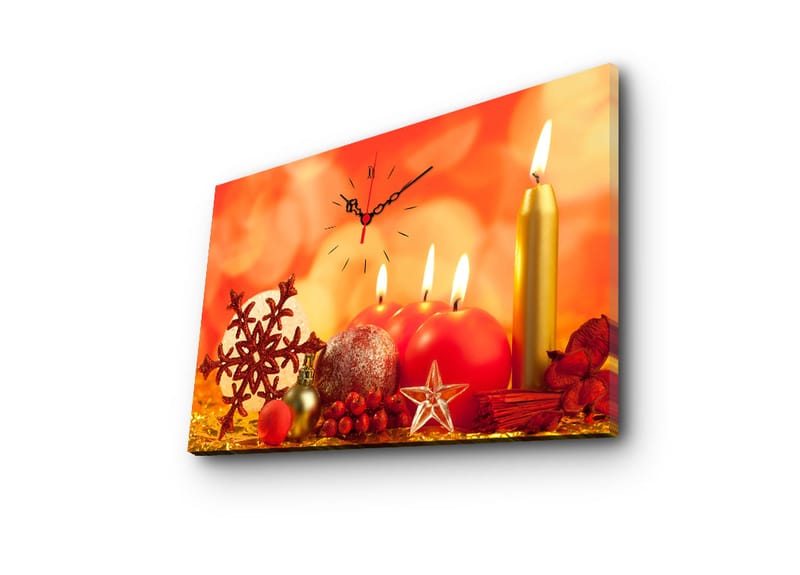 Dekorativ Veggklokke 45x70 cm - Flerfarget - Innredning - Veggdekorasjon - Veggklokke