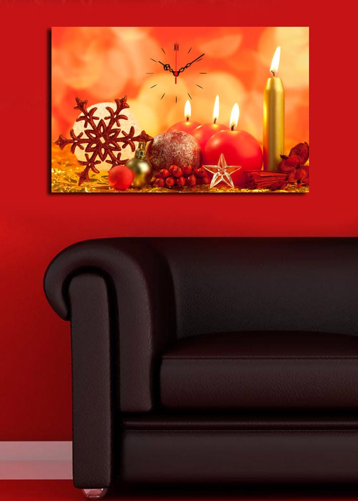 Dekorativ Veggklokke 45x70 cm - Flerfarget - Innredning - Veggdekorasjon - Veggklokke