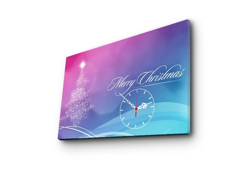 Dekorativ Veggklokke 45x70 cm, Flerfarget