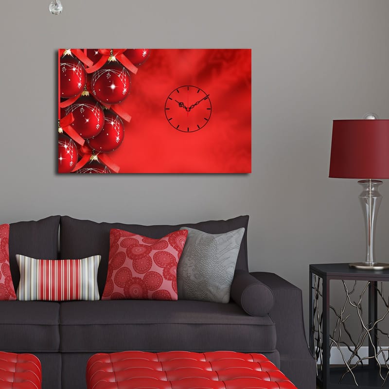 Dekorativ Veggklokke 45x70 cm - Flerfarget - Innredning - Veggdekorasjon - Veggklokke