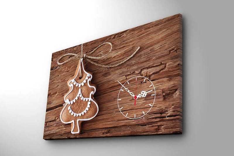 Dekorativ Veggklokke 45x70 cm - Flerfarget - Innredning - Veggdekorasjon - Veggklokke