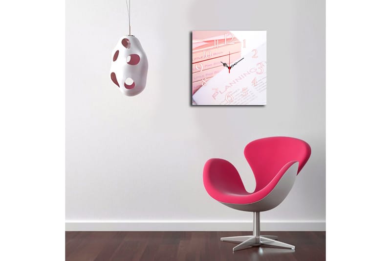 Diyadin Dekorklokke 40x40 cm - Flerfarget - Innredning - Veggdekorasjon - Veggklokke