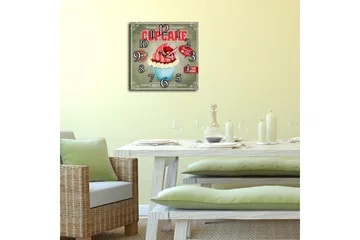 Diyadin Dekorklokke 40x40 cm Kitchen - Flerfarget - Innredning - Veggdekorasjon - Veggklokke
