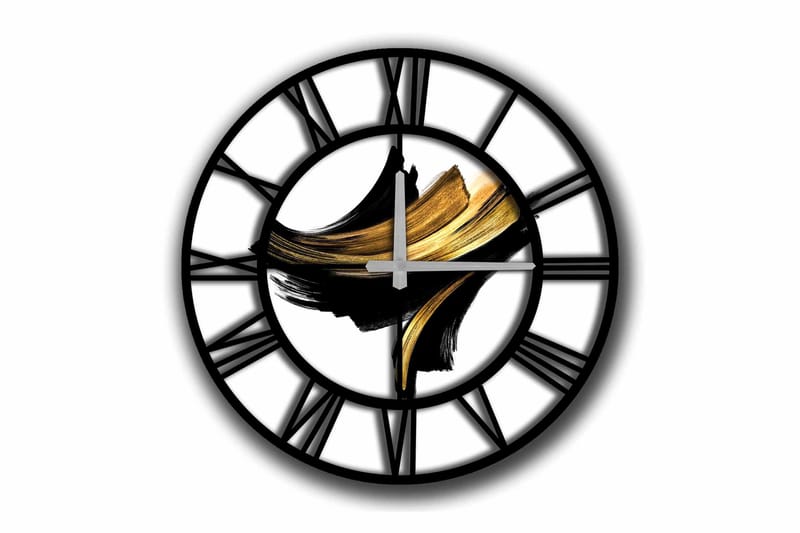 Diyadin Dekorklokke 50 cm Rund - Flerfarget - Innredning - Veggdekorasjon - Veggklokke