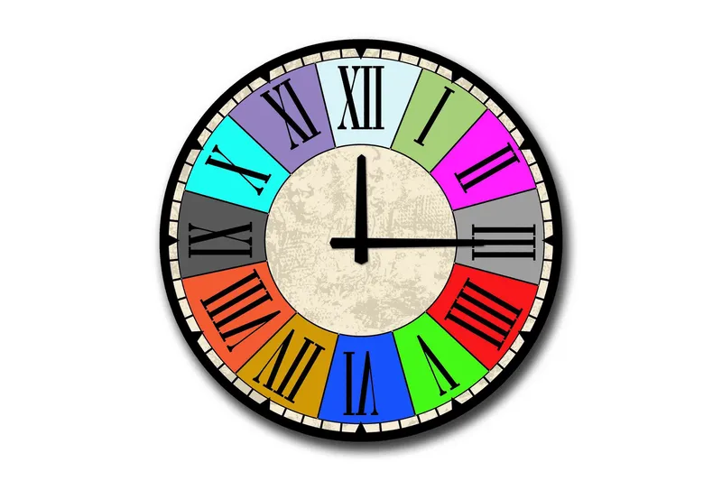 Diyadin Dekorklokke 50 cm Rund, Flerfarget