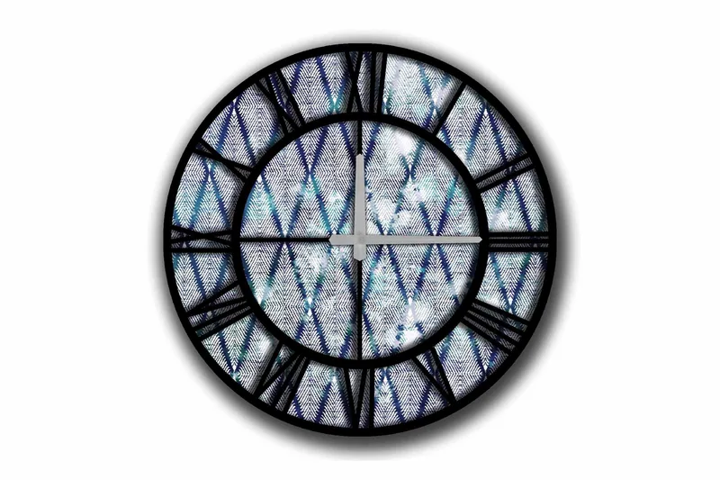 Diyadin Dekorklokke 50 cm Rund - Flerfarget - Innredning - Veggdekorasjon - Veggklokke