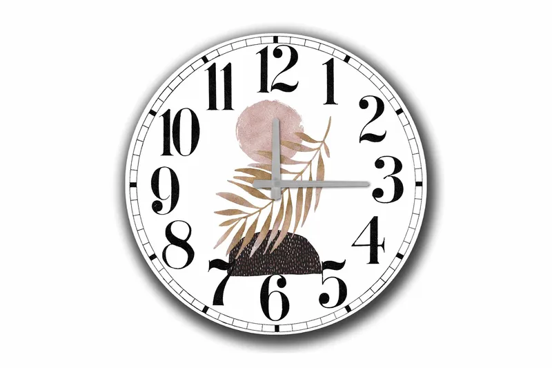 Diyadin Dekorklokke 50 cm Rund Floral, Flerfarget