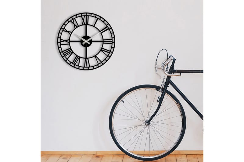 Enzoclock - S002 - Svart - Innredning - Veggdekorasjon - Veggklokke