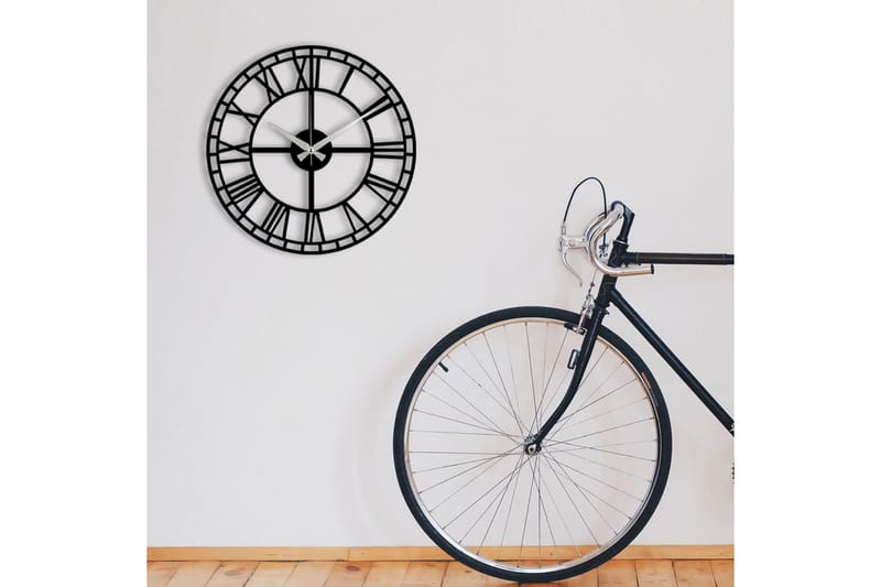Enzoclock - S002 - Svart - Innredning - Veggdekorasjon - Veggklokke