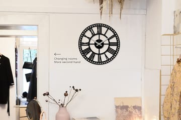 Enzoclock - S004 - Svart - Innredning - Veggdekorasjon - Veggklokke