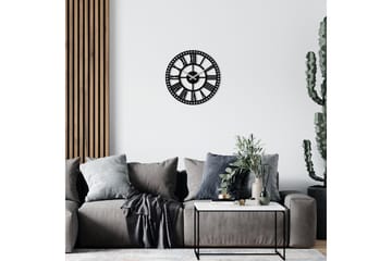 Enzoclock - S004 - Svart - Innredning - Veggdekorasjon - Veggklokke