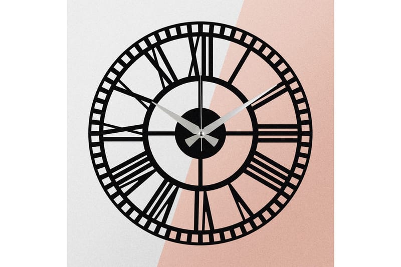 Enzoclock - S004 - Svart - Innredning - Veggdekorasjon - Veggklokke