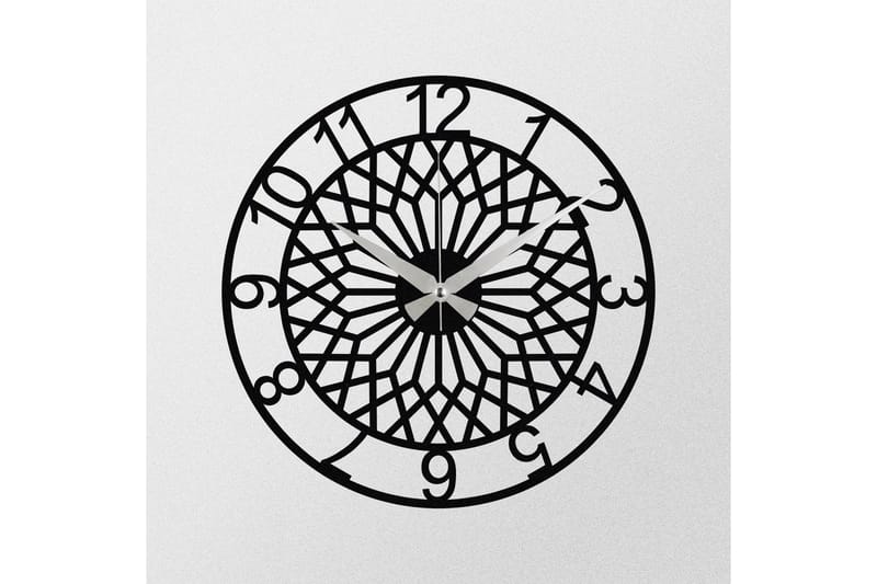 Enzoclock - S009 - Svart - Innredning - Veggdekorasjon - Veggklokke