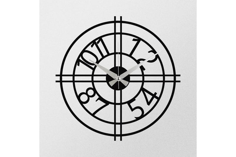 Enzoclock - S010 - Svart - Innredning - Veggdekorasjon - Veggklokke