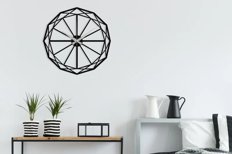 Enzoclock - S013, Svart