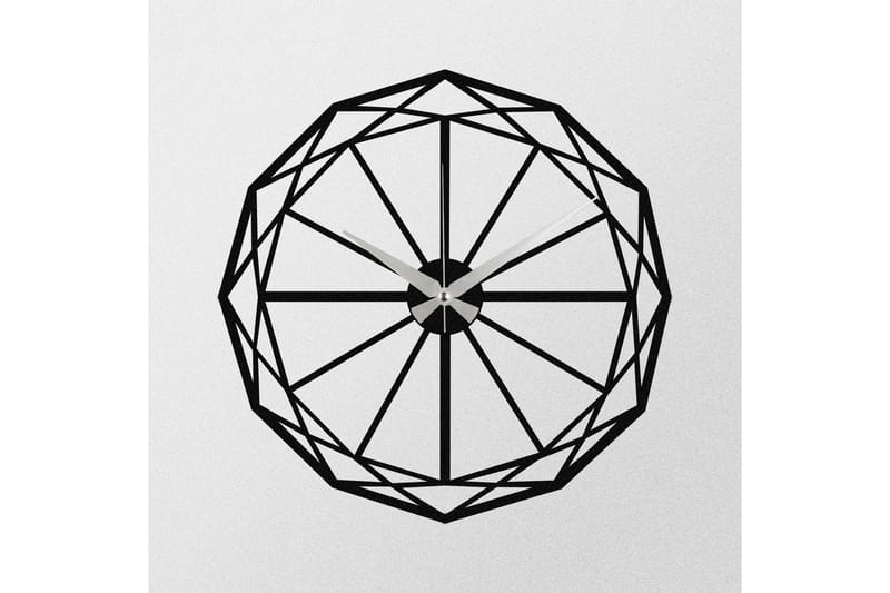 Enzoclock - S013 - Svart - Innredning - Veggdekorasjon - Veggklokke