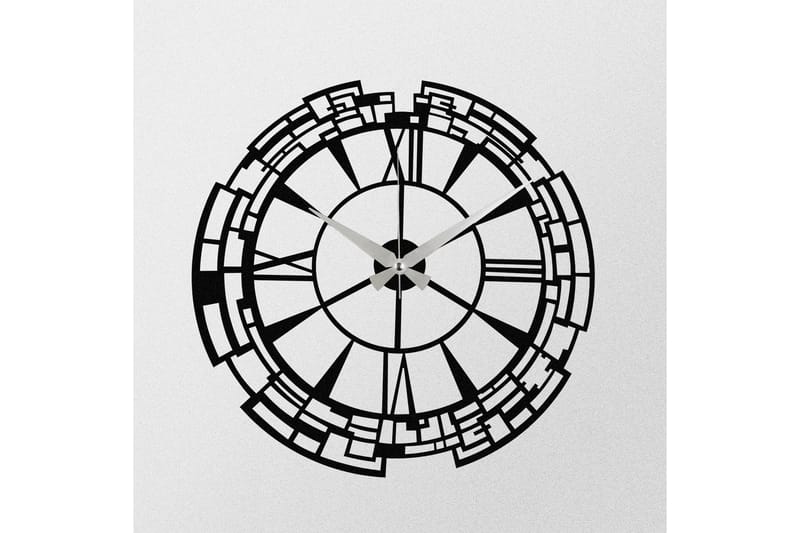 Enzoclock - S016 - Svart - Innredning - Veggdekorasjon - Veggklokke